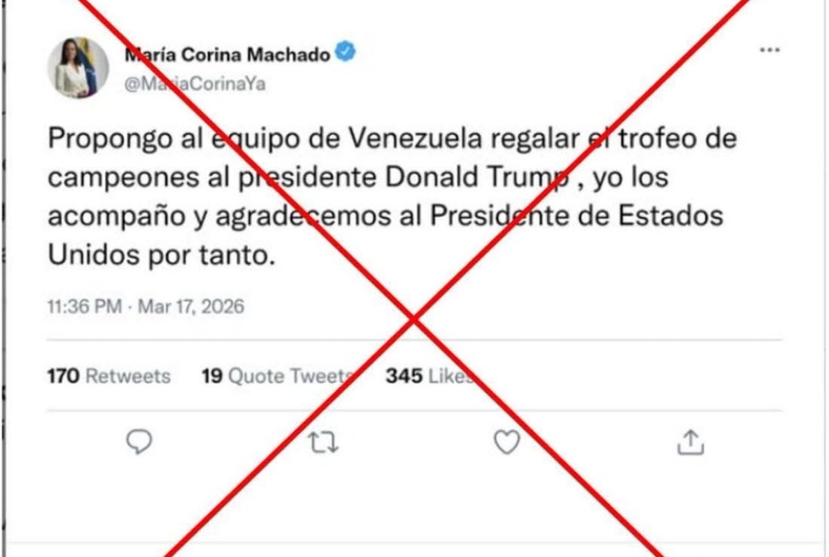 DavidVeRV's tweet photo. Increíble propuesta que hizo María Corina Machado al equipo de béisbol de Venezuela tras ganar el clásico mundial de béisbol 😱😱😱 menos mal que esto fue rechazado totalmente y no pasará jamás! 😤 https://t.co/lplvhmz0re