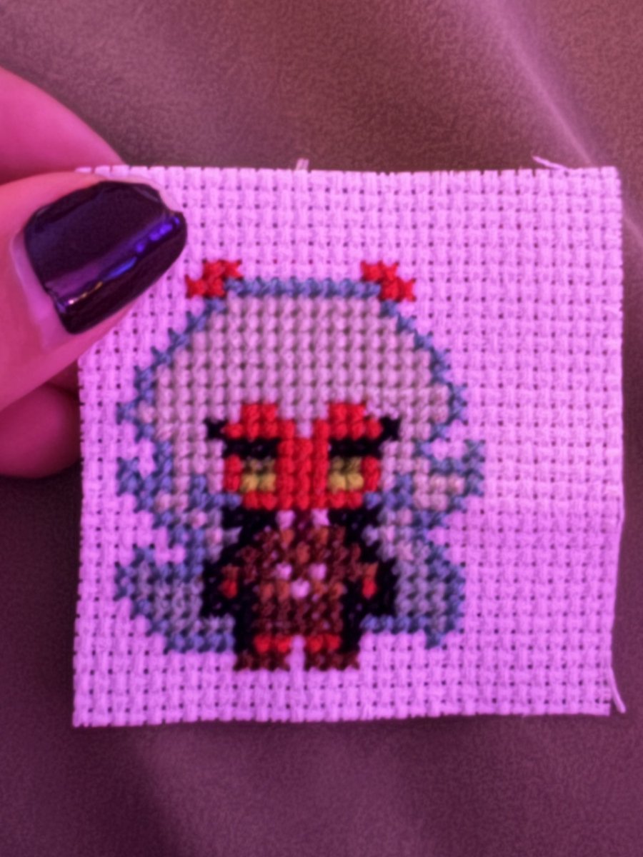 ShemakesuniqueT's tweet photo. @JianShuiSnow Thank you for sharing!! I’m not sure what pinto beans are but I made one with cross stitch https://t.co/MUKp6nWnUS