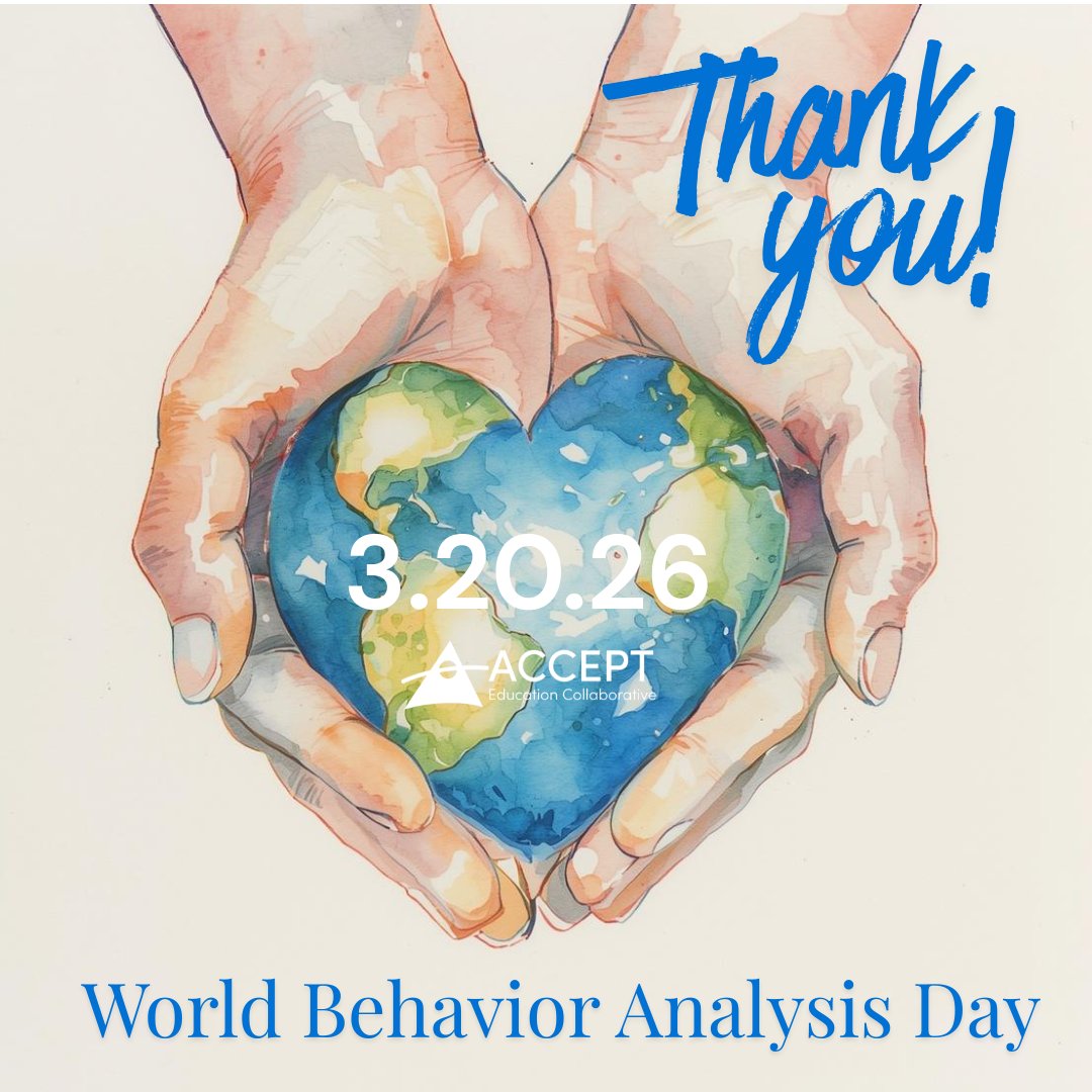 ACCEPTeducation's tweet photo. Our Behavior Specialists are officially the best in the field! Thank you to our behavior team, on your special day, for all the prompting, fading, and shaping you do to make a difference. Let’s take a moment to celebrate them and how they make our mission possible! https://t.co/DXgcJQ4q8O