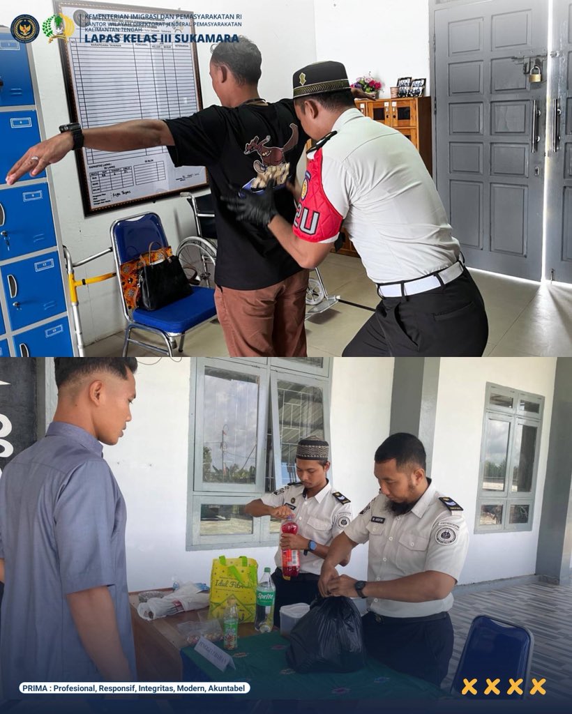 lapassukamara's tweet image. Lapas Sukamara Buka Layanan Kunjungan Idul Fitri bagi Warga Binaan Pemasyarakatan

#kemenimipas
#lapassukamara
#kabarlakara
#Ditjenpas
#pemasyarakatan

Kontributor: Humas Lapas Sukamara