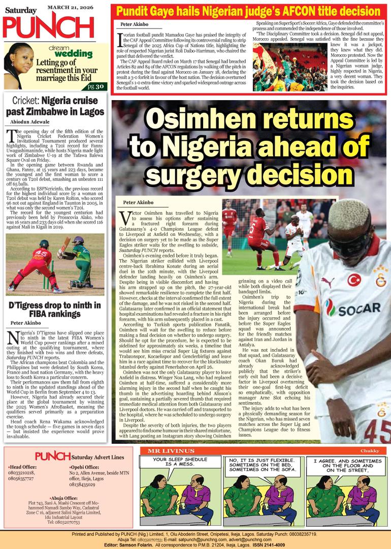Punch Newspapers tweet media