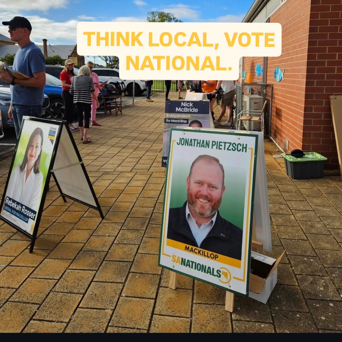 ProudSANational's tweet photo. So proud of our many volunteers today out there on polling booths!! Wish I could be with you all, I definitely am in spirit!!
💚💛💚💛💚💛

Think Local, Vote National.

@SaNationals @JP4TheNationals @rikkilambert @The_Nationals @YoungNationals https://t.co/Sil6lvezHE