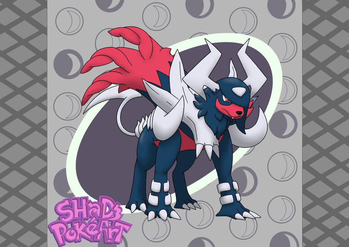 SkyPage16's tweet photo. Mega Houndoom x Mega Absol Z  
#pokemon #pokemonart #fakemon #pokemonfusion #shadzpokeart #pokemonfanart #megaabsol #Absol #houndoom #pokemondrawing #megahoundoom #digitalart #art #megaabsolz https://t.co/Zrp9sfRmtZ