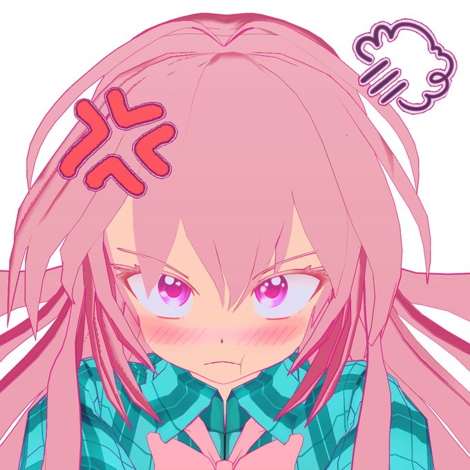 個人的に怒こころちゃんが一番お気に入りな表情にできました
おこです! 