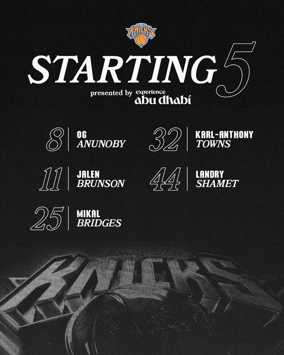 NEW YORK KNICKS tweet media