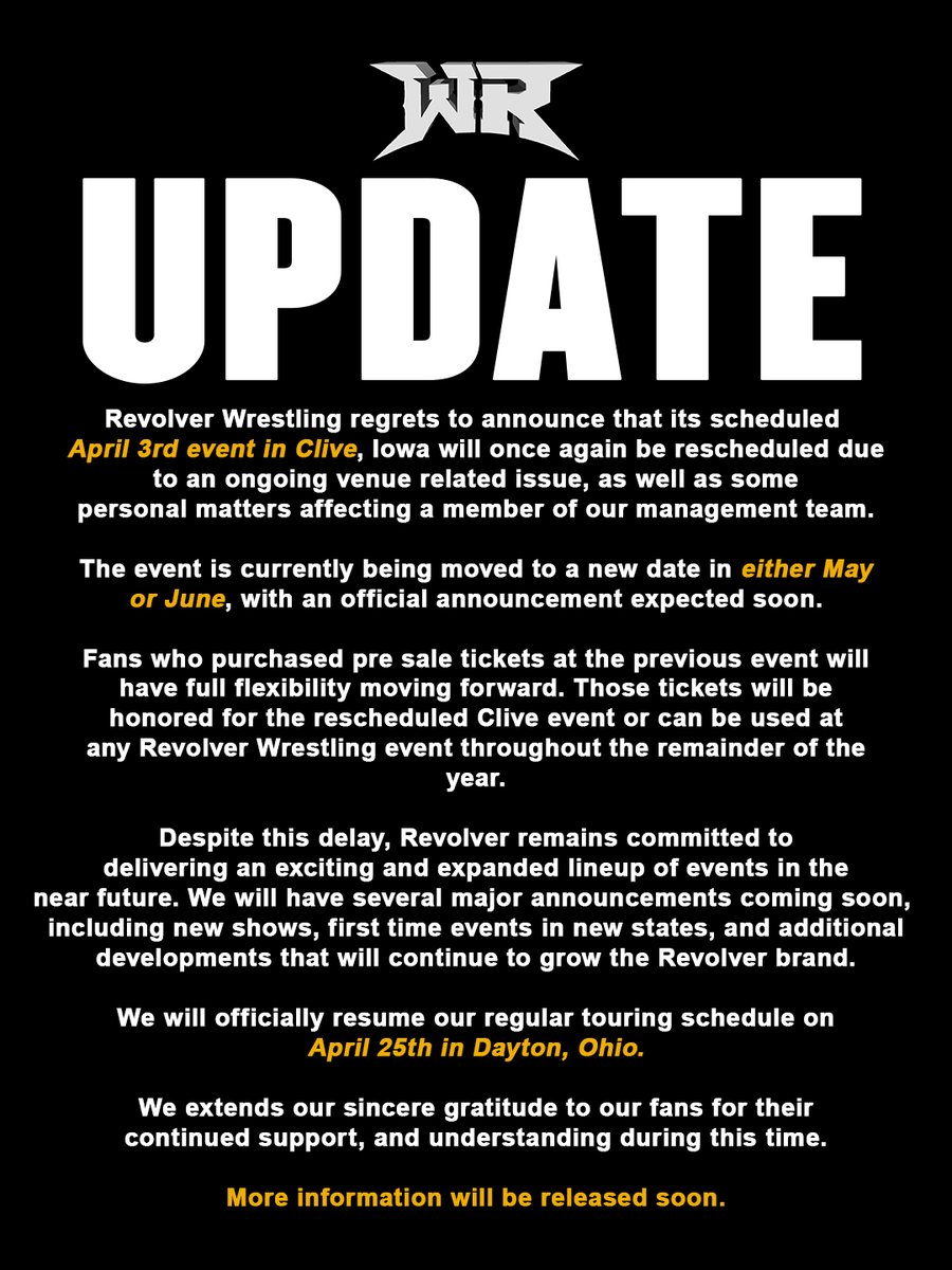 Wrestling REVOLVER tweet media