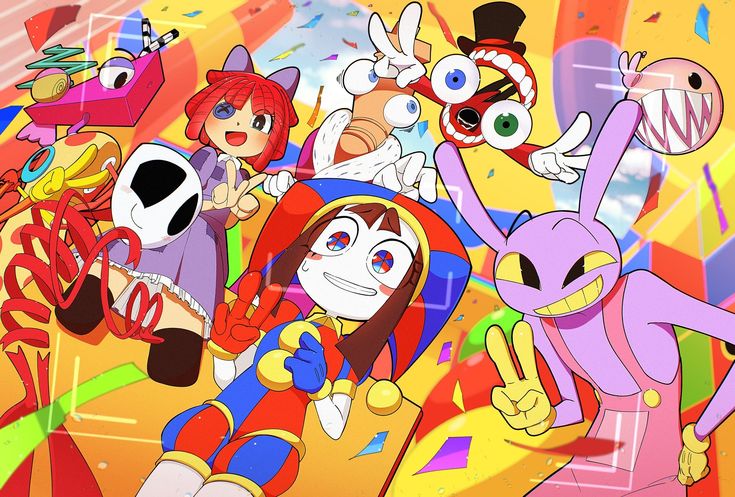 noahcharles9999's tweet photo. Welcome to the circus, try not to abstract! 🍭💥

#Pomni #Jax #Ragatha #Zooble #Kinger #Gangle #Bubble #Tadc #Itsnotmyart #DigitalArt #OC #Fanart #CommissionOpen #TheAmazingDigitalCircus https://t.co/P1aOzORESE