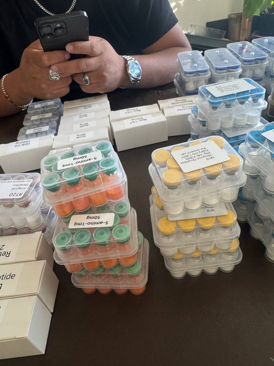 greatpeptides's tweet photo. Make sure to check out his daily videos—you won’t want to miss them. We also have a Telegram group chat; if you’re interested in joining, just send me a message.

#motc #amino #glutathione #tirz #klow https://t.co/5CbHb9m4Pm