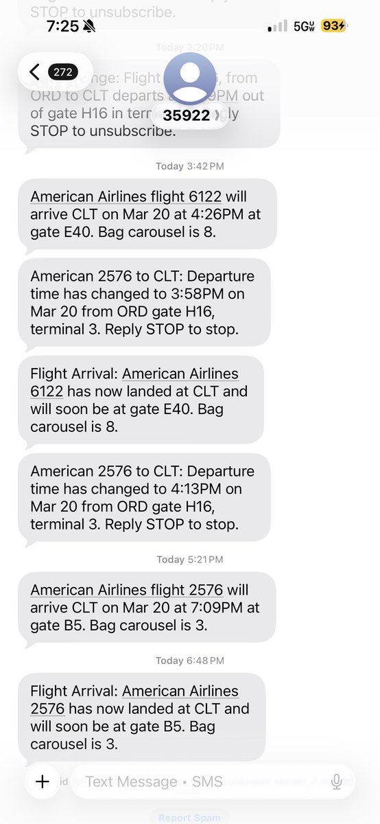 UKHUBER's tweet image. Confirmation code? I haven’t been on one of your flights in MONTHS. I don’t have a confirmation code, only a texts messages from you guys over and over and over and over for flights I’m not even on. Did you not watch the video? #AmericanAir #TextingSnafu #5amWakeUpTexts