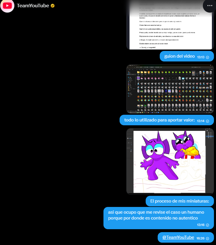 stevenplayyt's tweet photo. @TeamYouTube Por favor, solicito que me regresen la monetización, ya que es de conocimiento público que hubo una oleada de errores por parte de su IA que afectó a varios usuarios. Agradecería también que me respondieran por mensaje directo (DM) https://t.co/V78RfDoblR