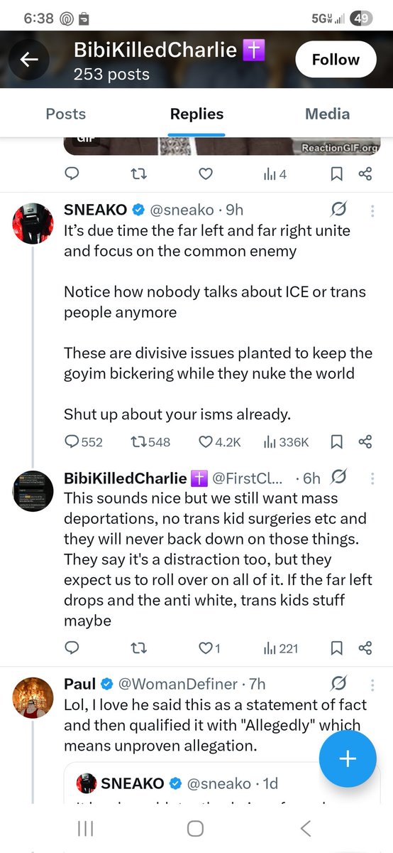 Mostly political tweet media