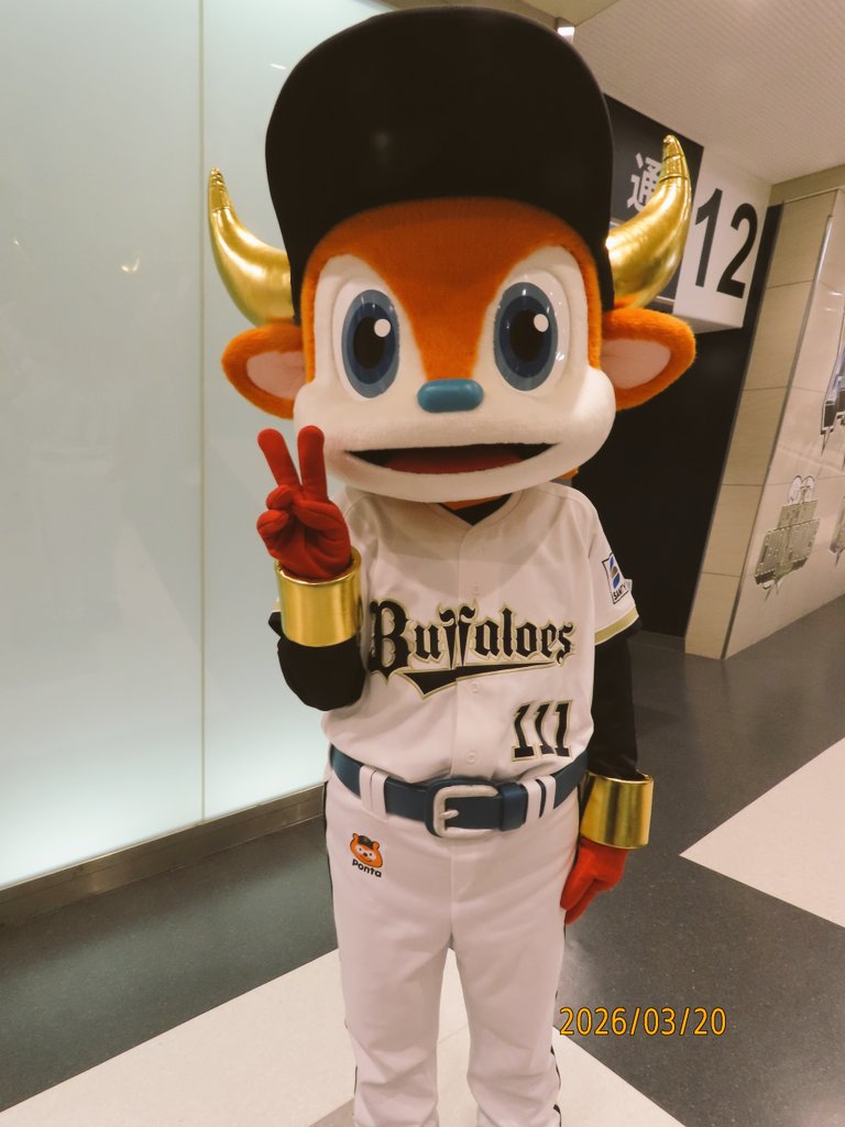 昨日のブルくん🍙ベルちゃん🍓試合は負けました
😭😭😭
2026/3/20
#Bs2026 #オリックス
#バファローブル
#バファローベル
#京セラドーム大阪