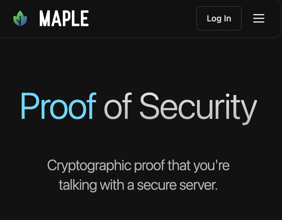 Maple AI tweet media