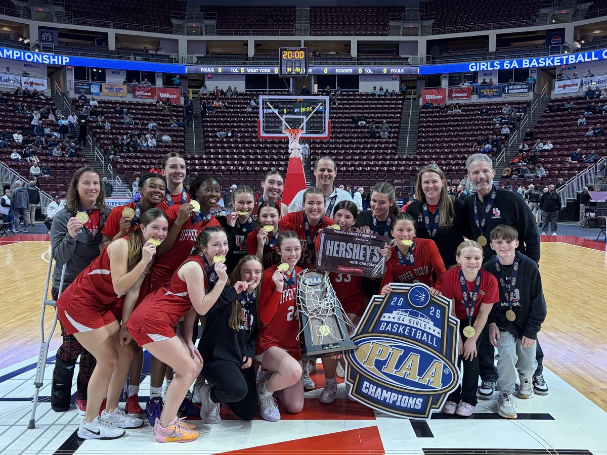 ADRobinson3's tweet photo. PIAA Girls 6A champion @udhs_athletics https://t.co/xwQ4F2EuHL