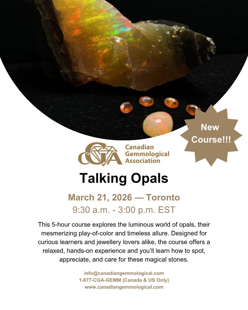 Canadian Gemmological Association tweet media