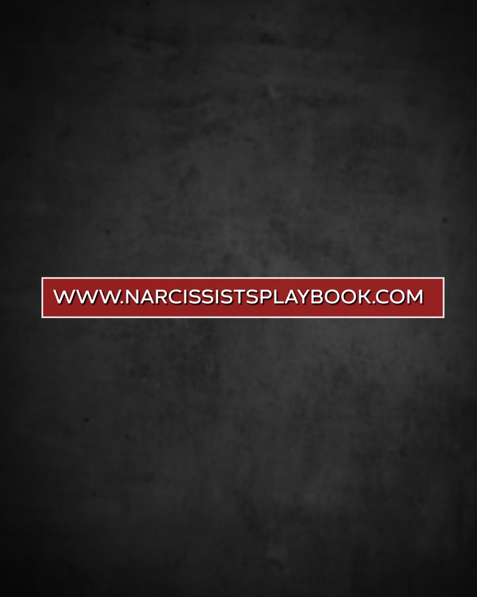 Narcissist's Playbook tweet media