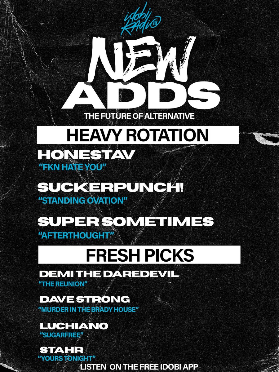 OOPS we DID IT AGAIN!! <a href="/demidaredevil/">Demi the Daredevil</a>'s new single "The Reunion" has been added into <a href="/idobiradio/">idobi Radio</a>'s Fresh Picks rotation! A HUGE shoutout to the team at Idobi for the add and a HUGE thank you to everyone who's shown support on the new song this week!
