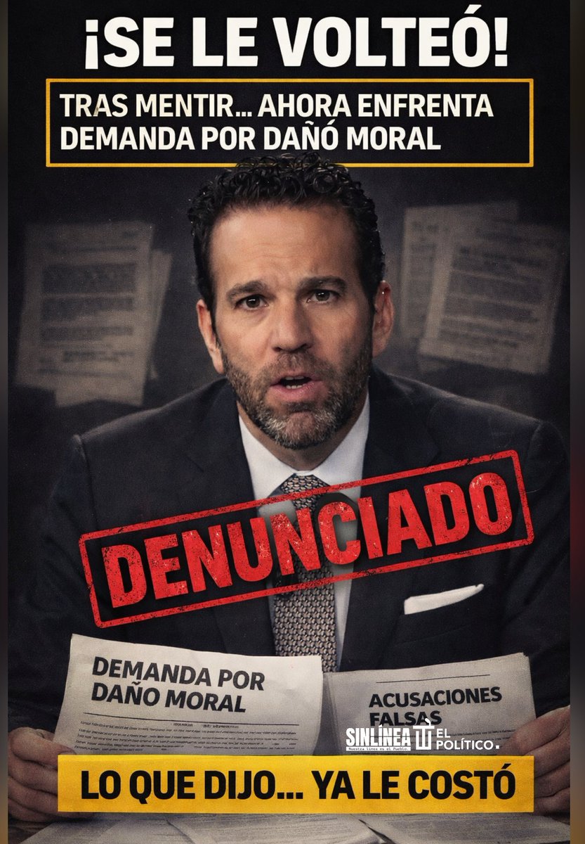 ‼️Mintió… y ahora le salió caro.
Lo que dijo frente a cámara hoy ya le está pasando factura.

¿Opinión o difamación? 🤔