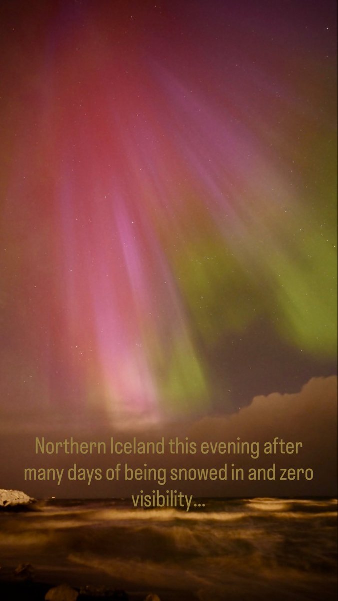 A day of two halves in Northern Iceland in March…