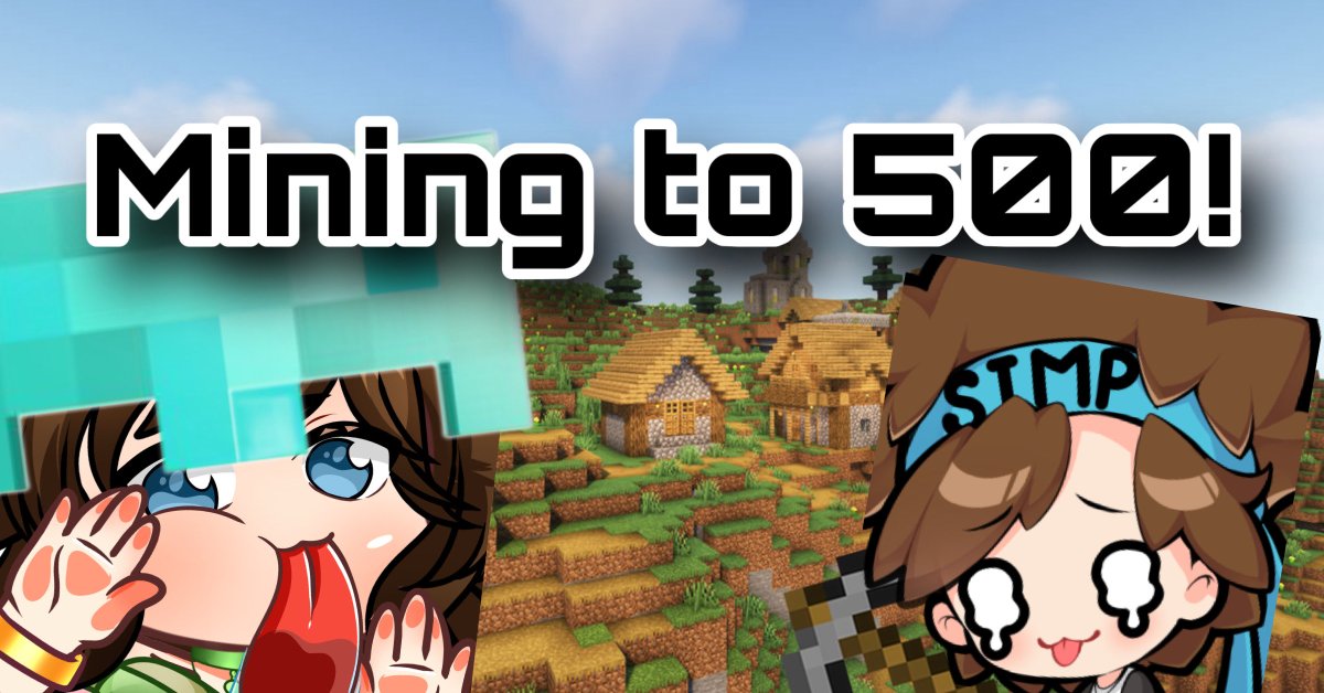 Now live with <a href="/qnotbrittons/">Queen of the Brittons - VTuber 🔮</a> 

Mining to 500! We both are trying to get to 500 followers on twitch. Join our Minecraft Community during stream and help us build and grow! Once we hit 500 each. We'll go to slay the Ender Dragon!

twitch.tv/qnoftbrittons
twitch.tv/aisican