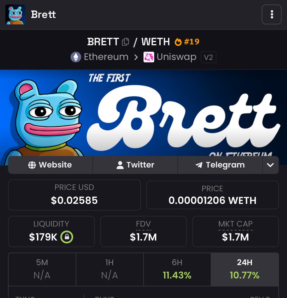 Brett (ETH) | ARMY | OG tweet media