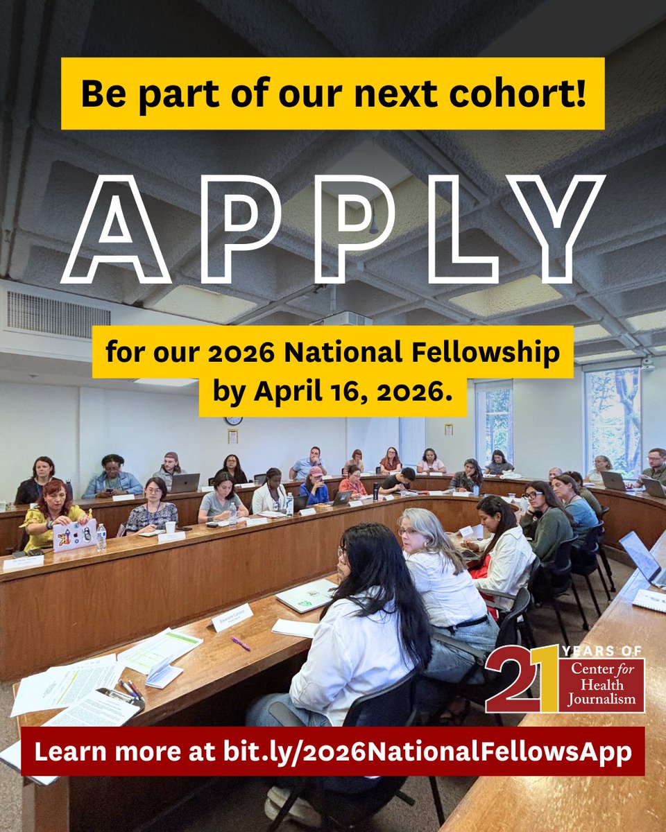 USC Center for Health Journalism tweet media