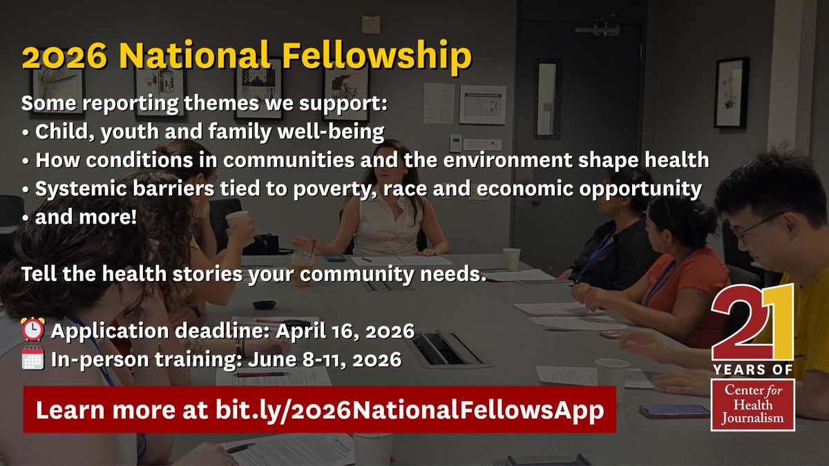 USC Center for Health Journalism tweet media