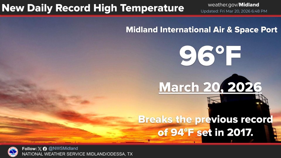 NWS Midland tweet media