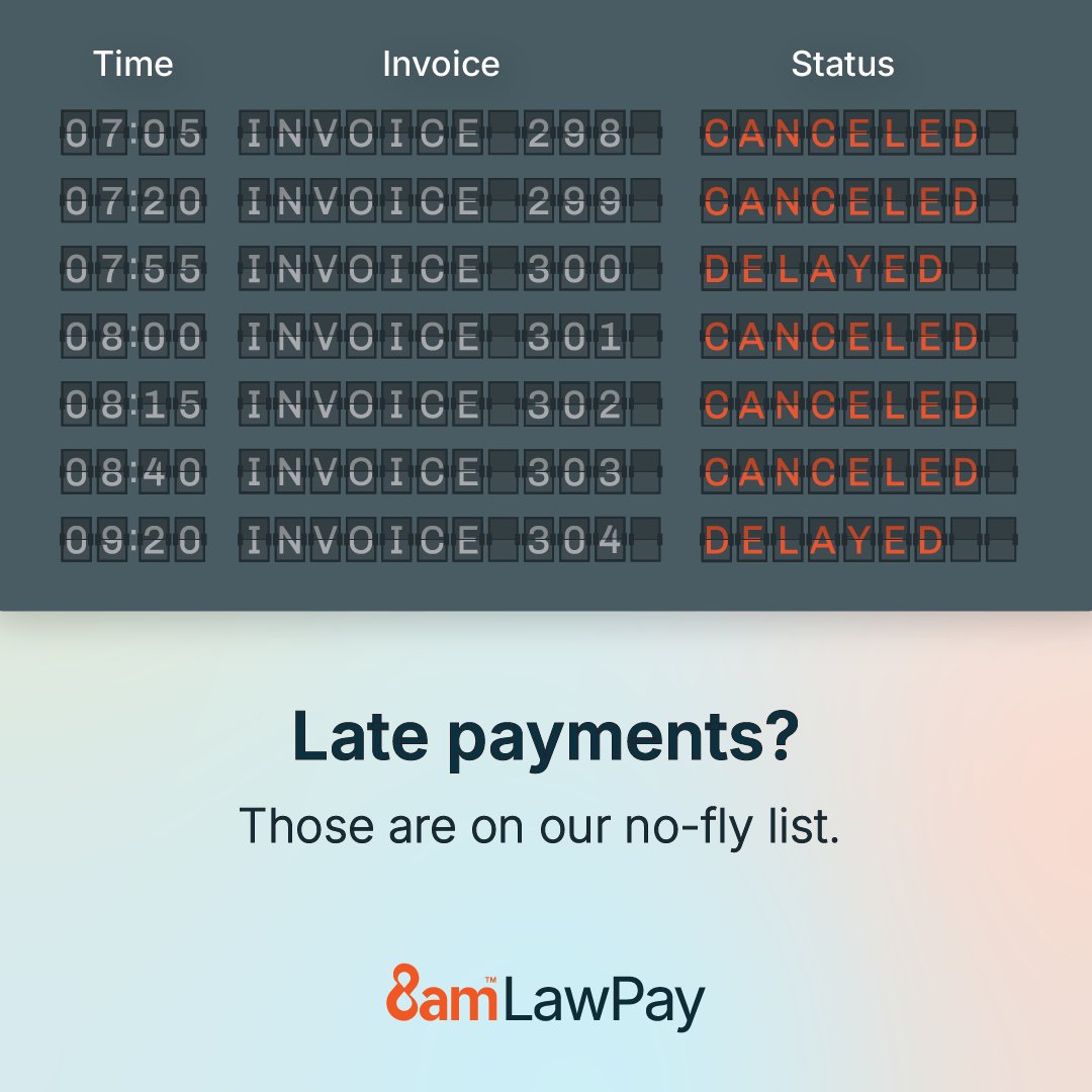 8am LawPay tweet media