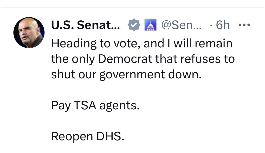 <a href="/TheDemocrats/">Democrats</a> Your senator says different.