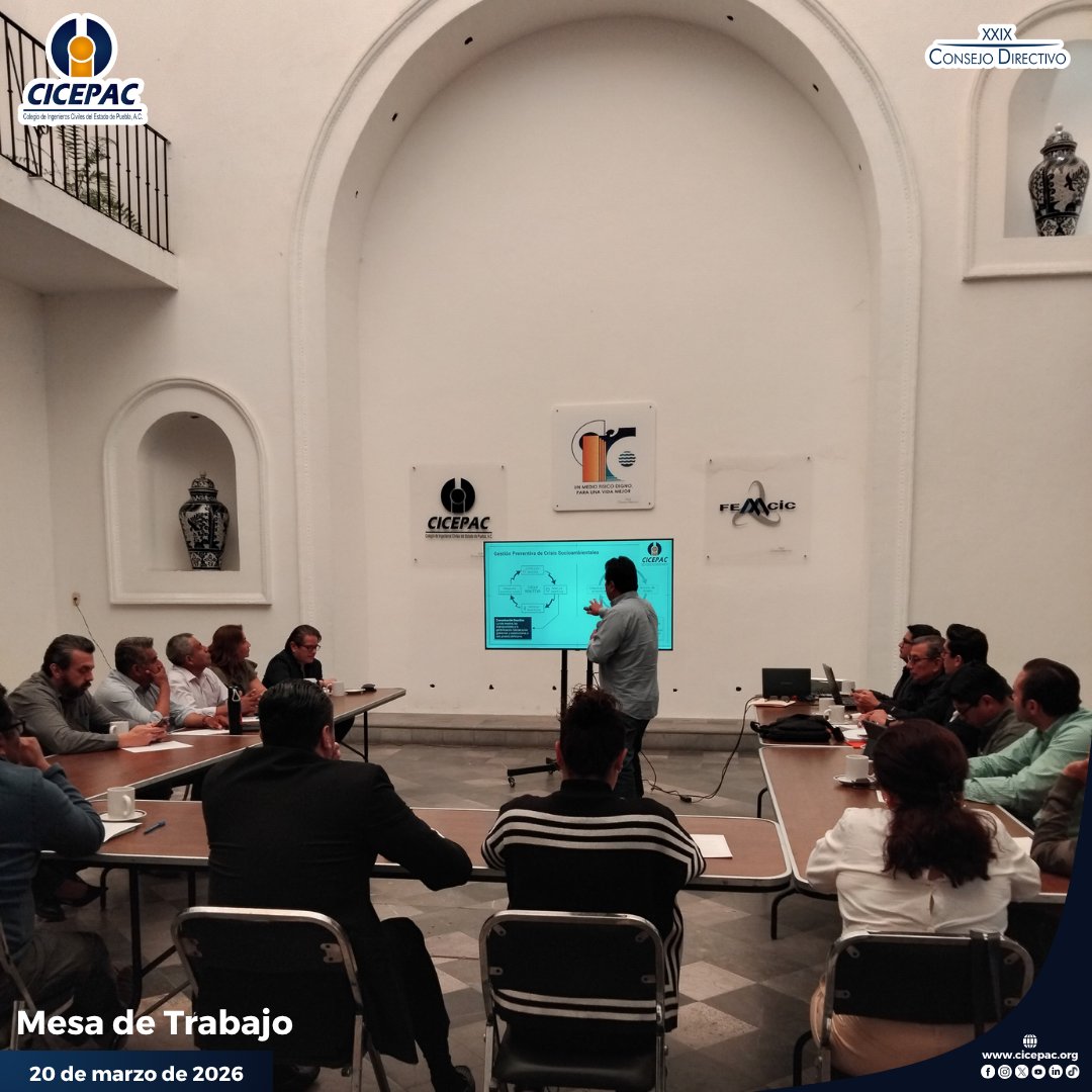 Colegio de Ingenieros Civiles del Estado de Puebla tweet media