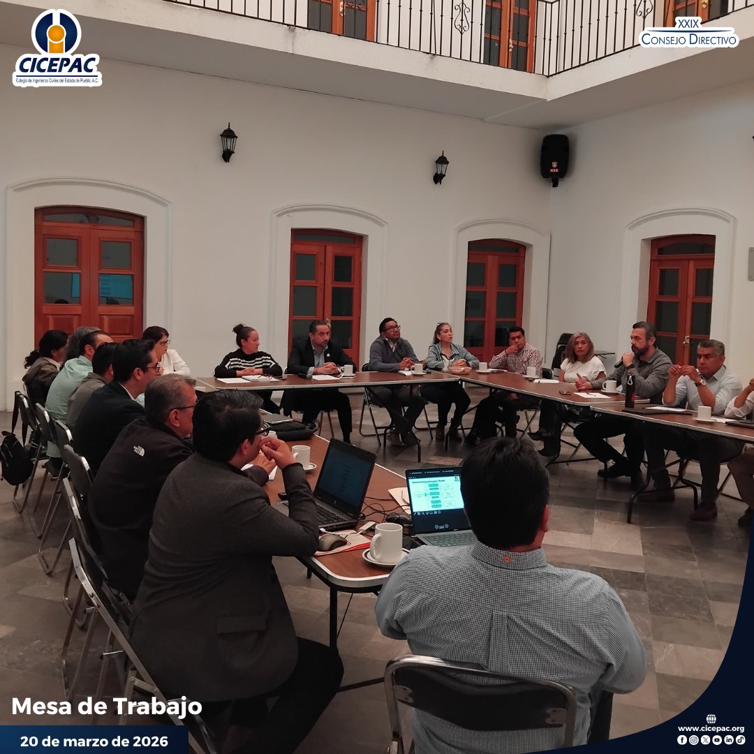 Colegio de Ingenieros Civiles del Estado de Puebla tweet media