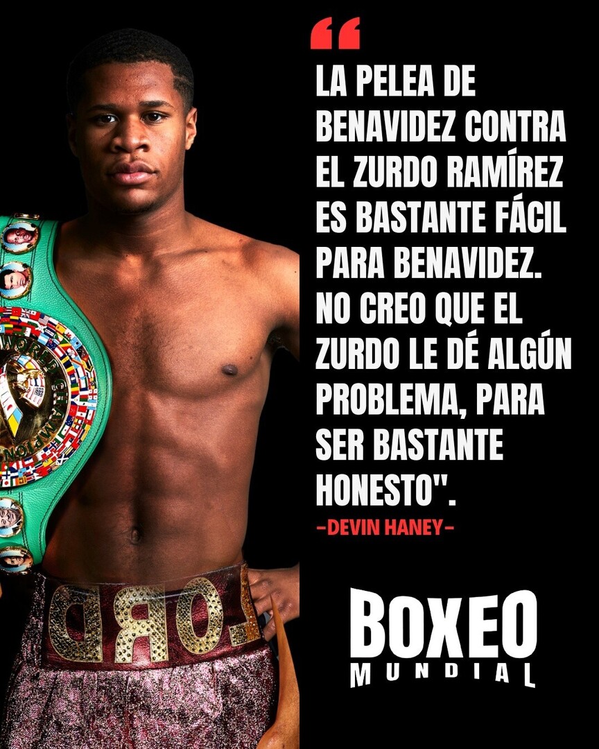 BoxeoMundial's tweet photo. Devin Haney 🇺🇸 tiene a su favorito para el duelo entre David Benavidez 🇺🇸 🇲🇽 y Gilberto 'Zurdo' Ramírez 🇲🇽
#Boxeo #Boxing #DavidBenavidez #GilbertoRamirez #ZurdoRamirez #DevinHaney https://t.co/gZVxt7aABU