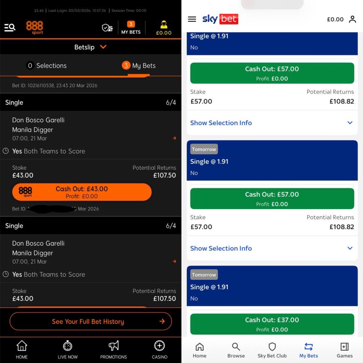 BetTTfuture's tweet photo. Arbitrage bet #24 £15 or £17 profit, £200 staked 

#GambleAware https://t.co/YnUoii23bS