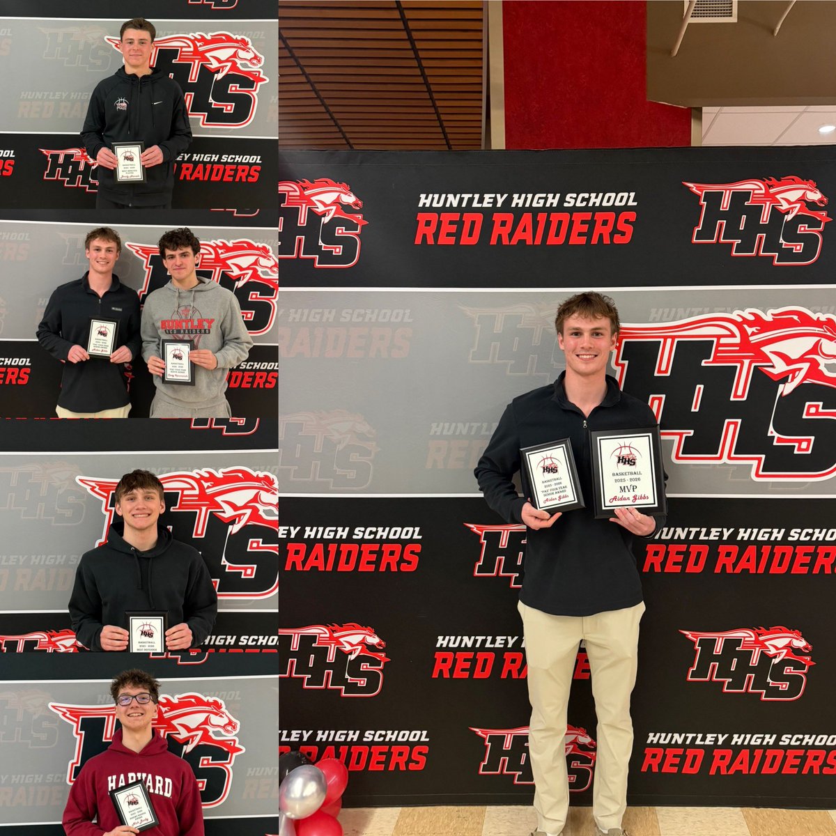 HuntleyHSBball's tweet photo. Varsity Awards

Most Improved
Brady Hassels

“Paz” 4 Year Award
Aidan Gibbs and Casey Kaczmarski

Best Defender
Tyler Dudzinski

Jeremy Hooper Teammate Award
Nick Busby

Team MVP
Aidan Gibbs https://t.co/qvkUVxr5nn