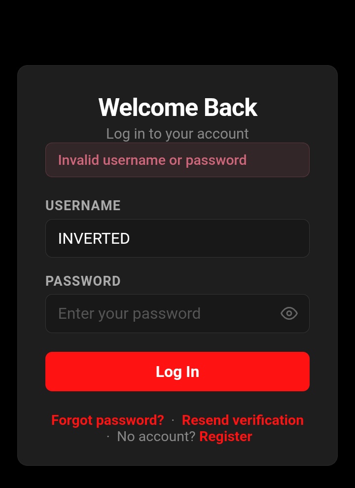 INVERTED tweet media