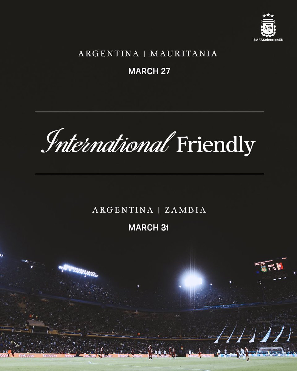 Selección Argentina in English tweet media