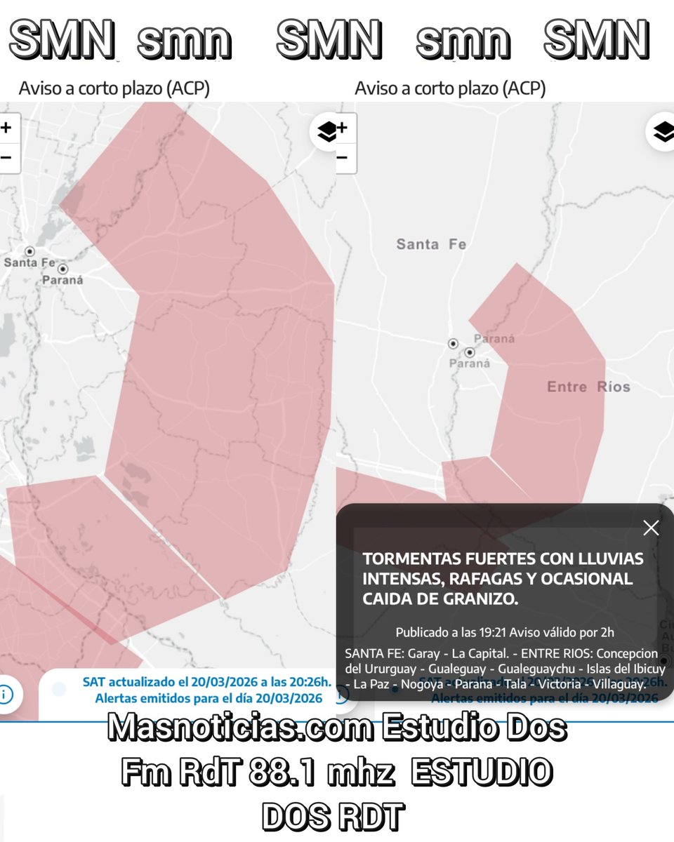 Masnoticias_com's tweet image. #ACP #EntreRíos #RosariodelTala #DptoTala
