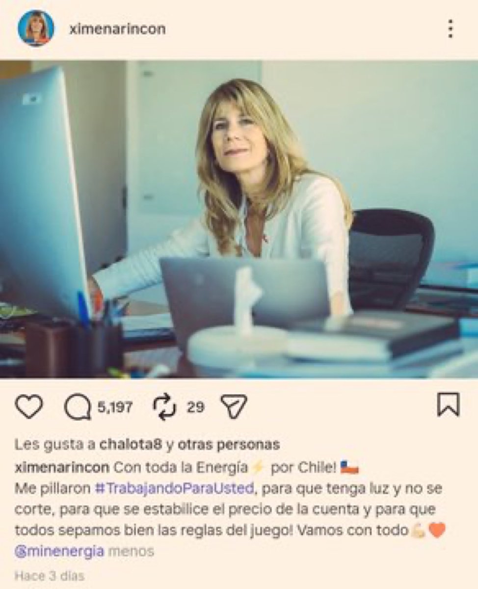 Con esta ministra de energía era obvio que se iba a cortar la luz