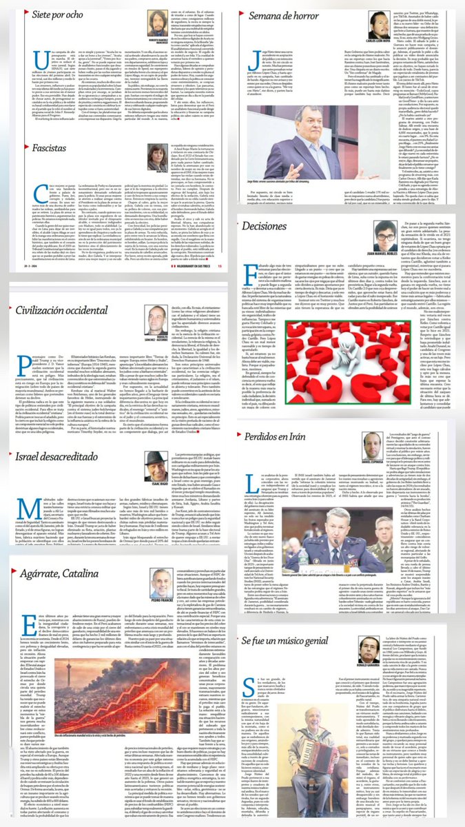Semanario Hildebrandt en sus trece tweet media
