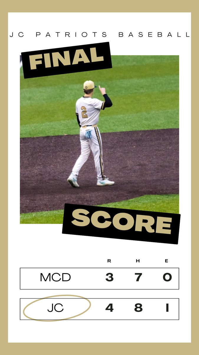 JC Patriots Baseball tweet media