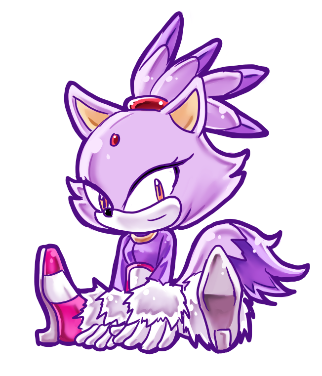 Hweikadah's tweet photo. blaze the cat sitting charm i decided to add to my merch line, i think she came out really cute https://t.co/MNbXtgzLoi