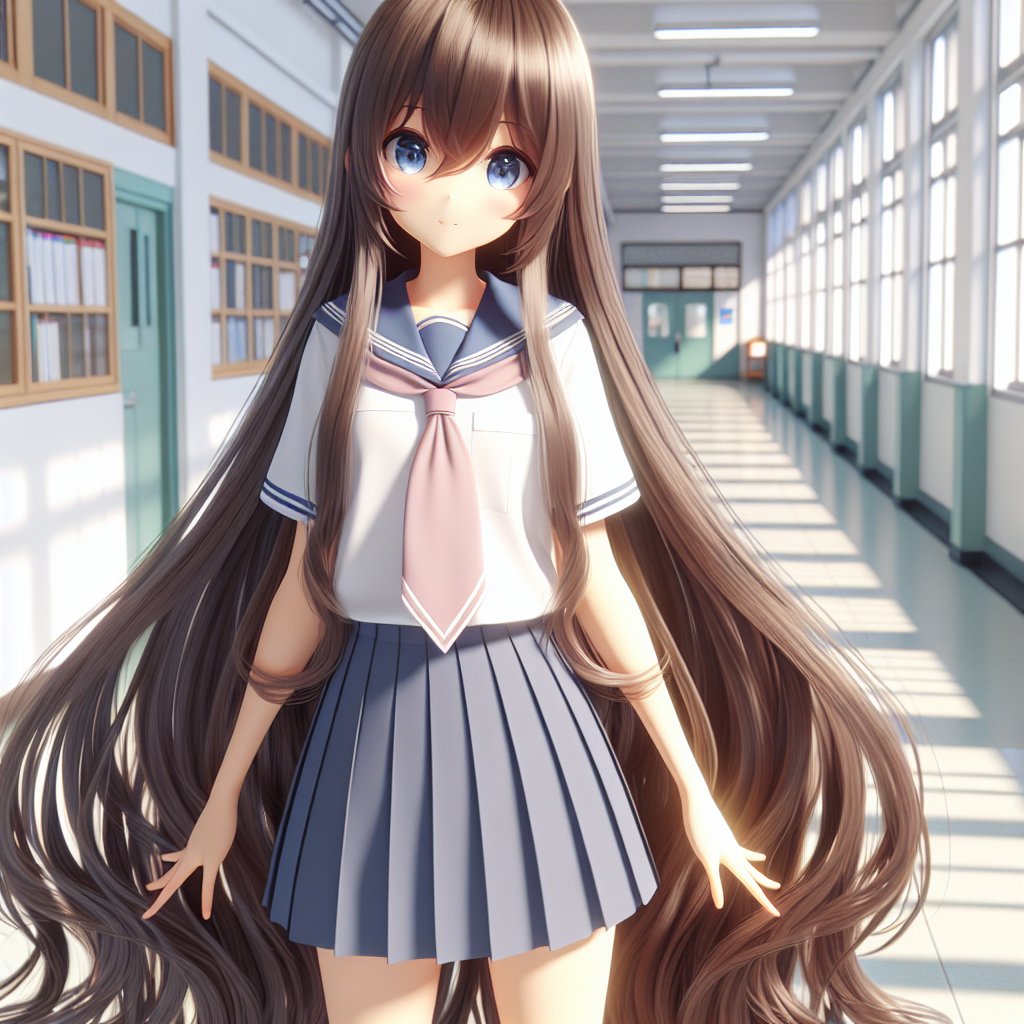 RMCD1354's tweet photo. AIイラスト　長髪の女子
※最近AI生成で作ったものではありません。2024年頃にAI生成で作ったものです。
These are not AI-generated illustrations created recently. They are AI-generated illustrations created around 2024.
#AI生成画像 #AIイラスト #AIart #AI生成 https://t.co/GHkJcCSNDY