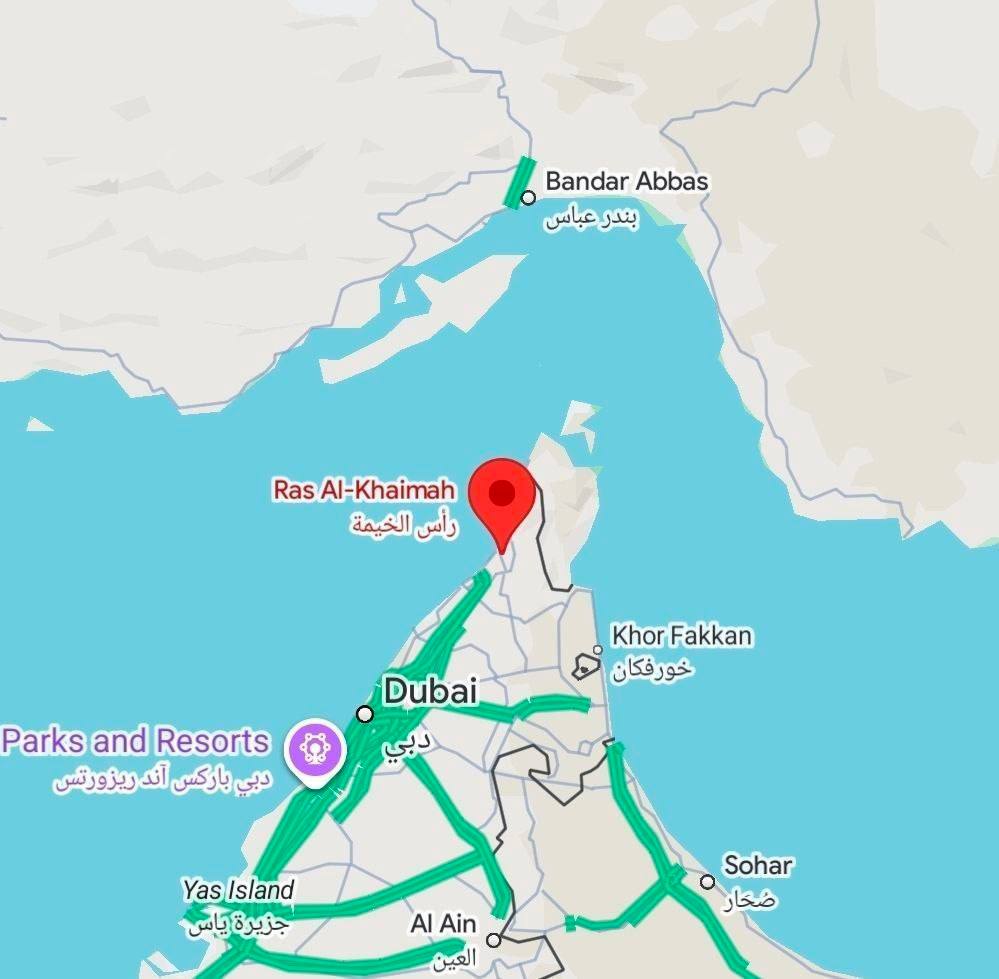 Why was the evacuation order issued for Ras al-Khaimah?

The American firing of HIMARS missiles from residential areas of Ras al-Khaimah in the Emirates towards Iranian islands in the Persian Gulf made this city one of Iran's targets, and for this reason, an evacuation warning