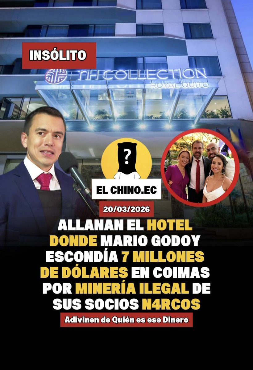 Pillado el botín del "hombre fuerte" de Daniel Noboa. Se les durmió el diablo...!!