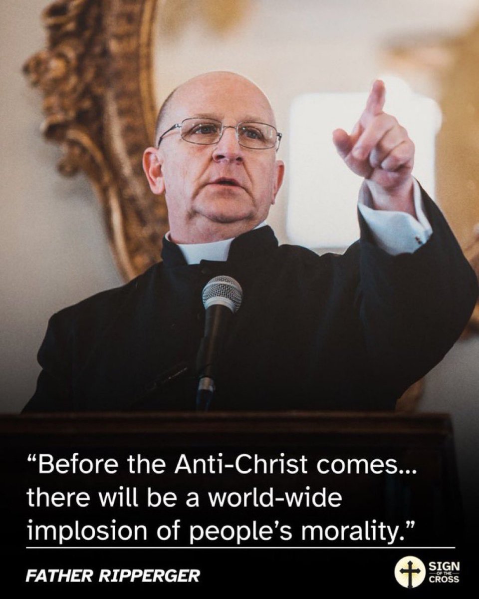 Nance726's tweet photo. Catholics, 
Father Chad Ripperger’s warning to Catholics has never been more important than now! 

Know your faith & stand on that lest you lack spiritual/moral discernment. 🕊️

“If you do not do serious, hard study, you will end up a heretic.”

I don’t care who it is that claims to be Catholic:
Do not allow yourself to be misguided by anyone.