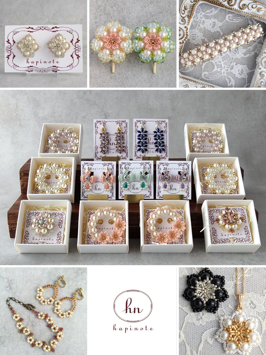 hapinote(ハピノート)***ビーズアクセサリー*** tweet media