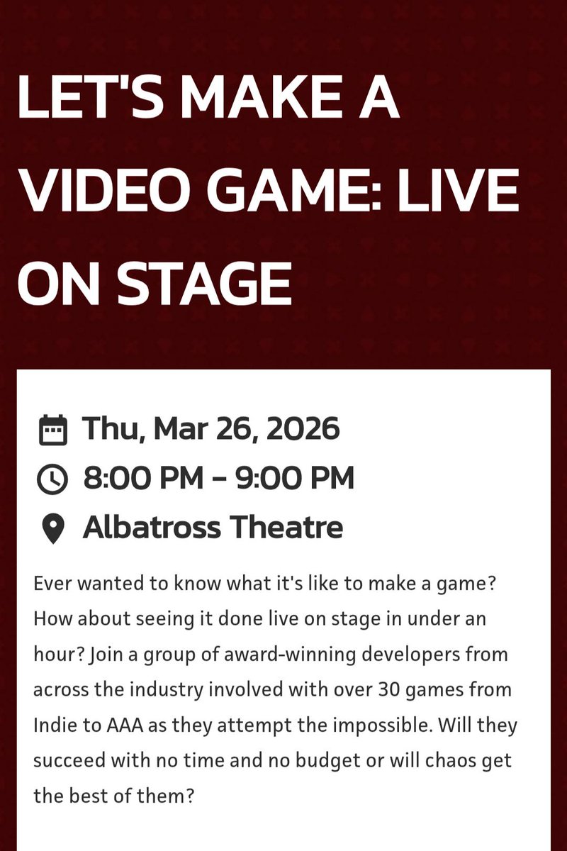 ChelWongAudio's tweet image. 2 Things Upcoming!
1. Sunday we'll be launching our 8th annual charity album for The CharityEPJam! All proceeds go directly to @AbleGamers !
2. Next Thursday at PAX East I'll be making a video game live! It'll be streamed on PAX's twitch channel!
charityepjam.bandcamp.com