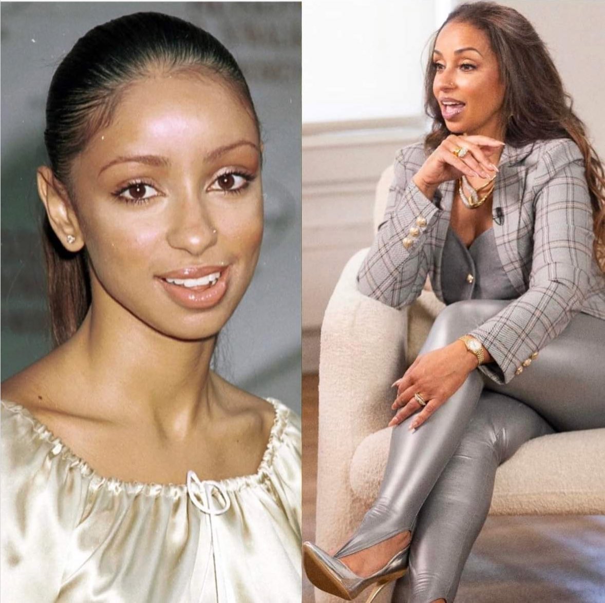 skiistiredasf's tweet photo. Mya 
Age 20.                                    Age 46
(2000).                                   (2026) https://t.co/Wwrc0liDQV