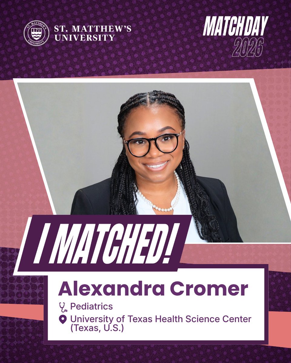 St. Matthew's Univ. tweet media